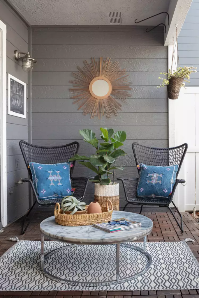 19 BudgetFriendly Designer Ideas to Make Your Small Patio Look Bigger